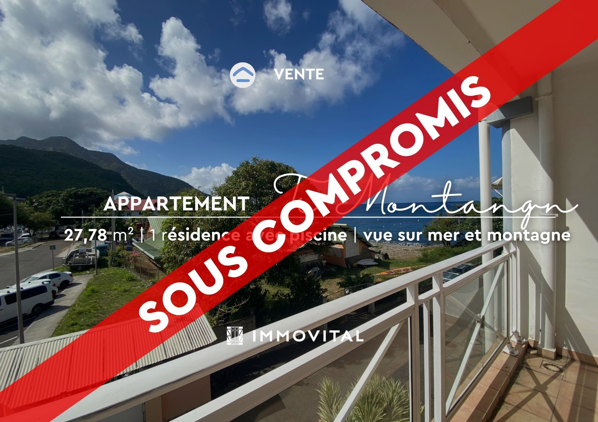 Studio de 27,78 m2 Marina de Rivière-Sens - Gourbeyre
