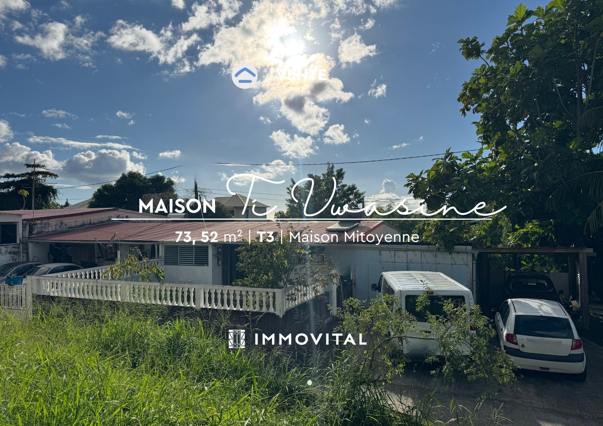 Maison Mitoyenne - T3 Basse-Terre, Petit Paris