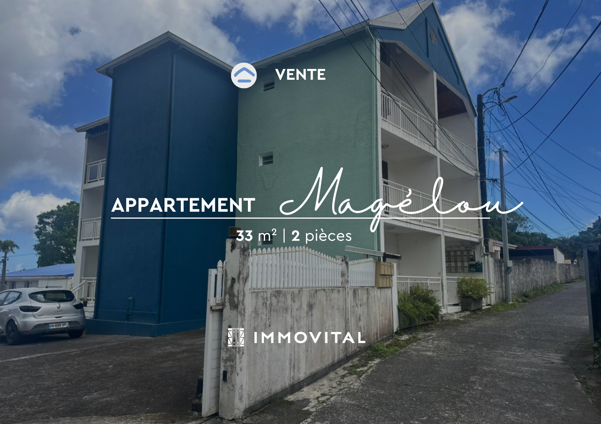 Duplex à Saint-Claude Guadeloupe Résidence sécurisée proch